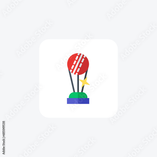 Trophy,Symbol of Achievement, Exquisite Design,  flat color icon, pixel perfect icon