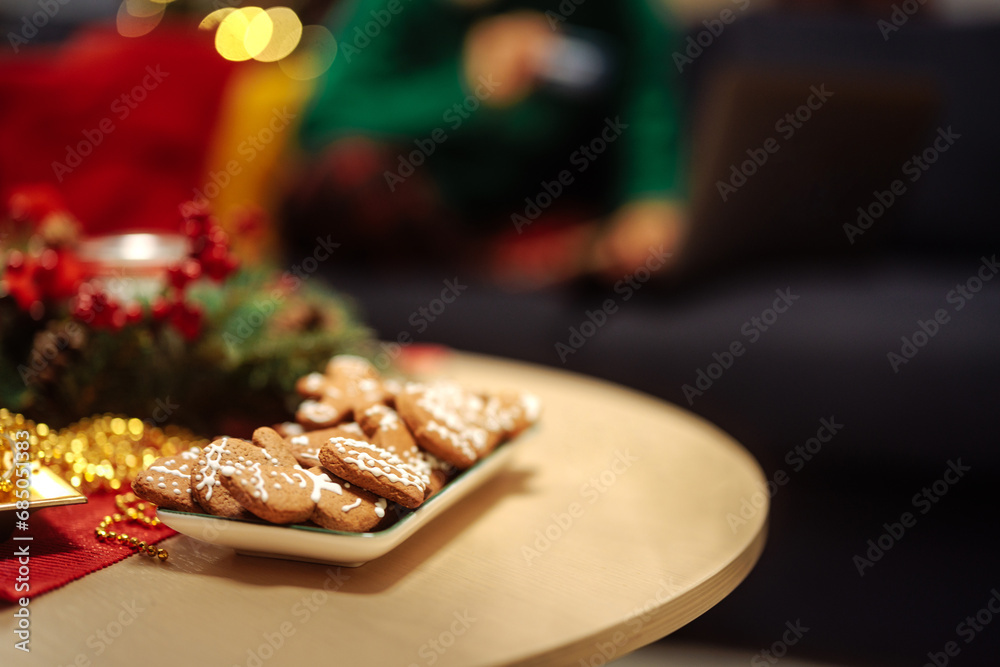 Christmas cookies on the table Christmas cookies on the table
