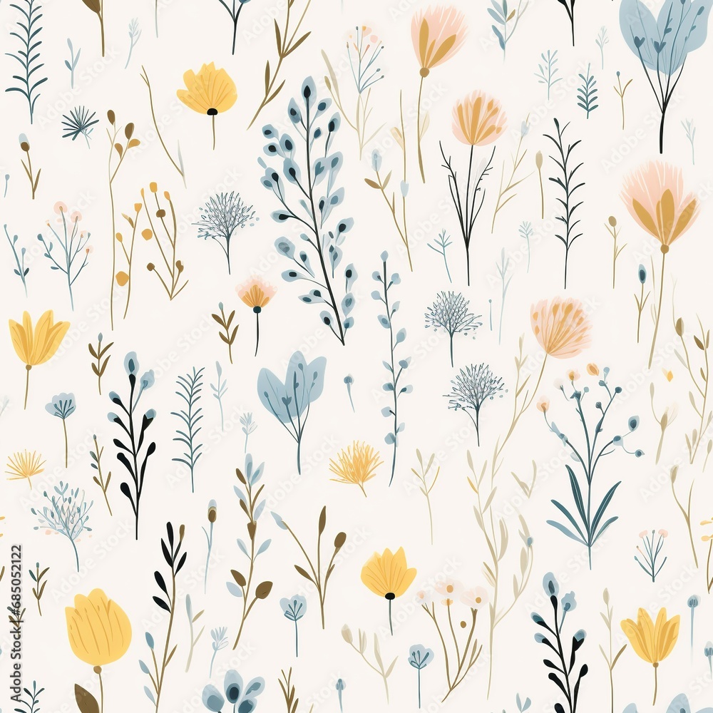 Pastel Wildflower Seamless Pattern for Decor
Pastel Wildflower Seamless Pattern for Decor