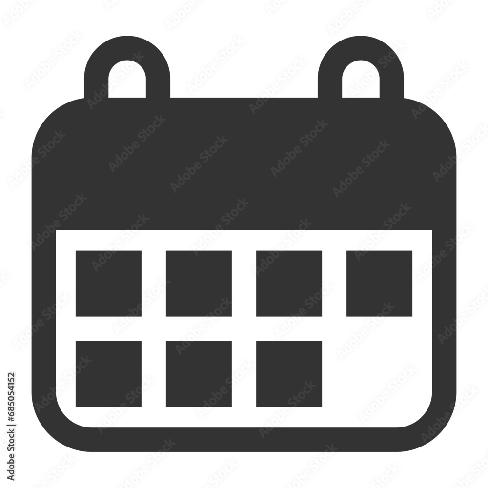 Calendar Glyph Icon