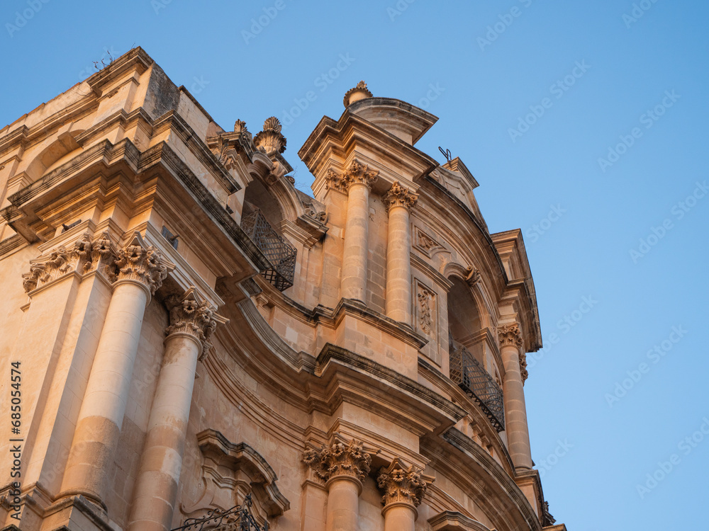 Scicli, Sicilia, Italia, Chiesa di San Giovanni Evangelista, Italian Church barocco siciliano style