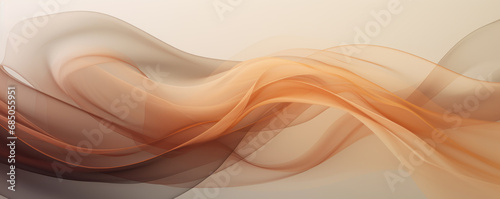 Abstract soft waiving lines smoke background in earthy tones © Jasmina