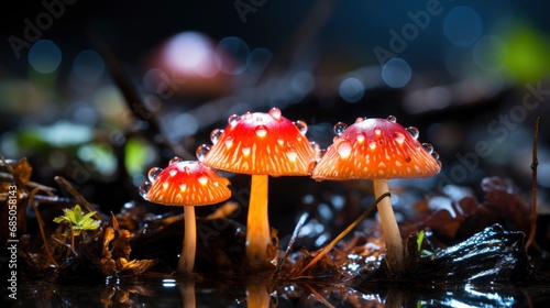 Close Beautiful Bunch Mushrooms Color Light , Background Images , Hd Wallpapers, Background Image