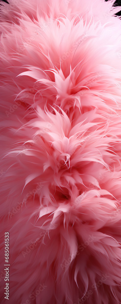 Ethereal Close-Up of Soft Pink Feathers