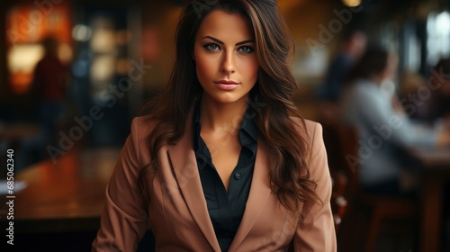 Office Successful Businesswoman Stylish Suit Work   Background HD For Designer