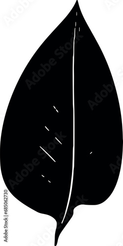 Tropical vibes: Vector outline of palm leaves on a transparent background, evoking a sense of lushness and serenity. Generative AI