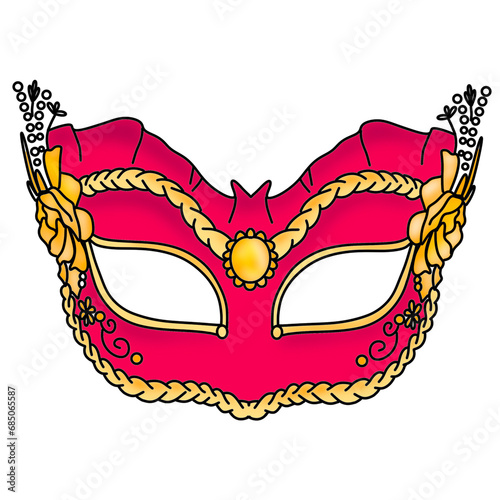 carnival mask vector
