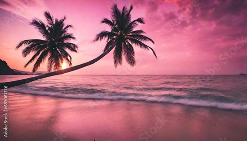 palm tree at sunset