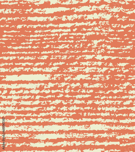 Seamless pattern, simple repeat texture with stripes and paint strokes reminiscent of wood structure. Graphic surface design, abstract background in neutral style. Vector brush strokes pattern.
