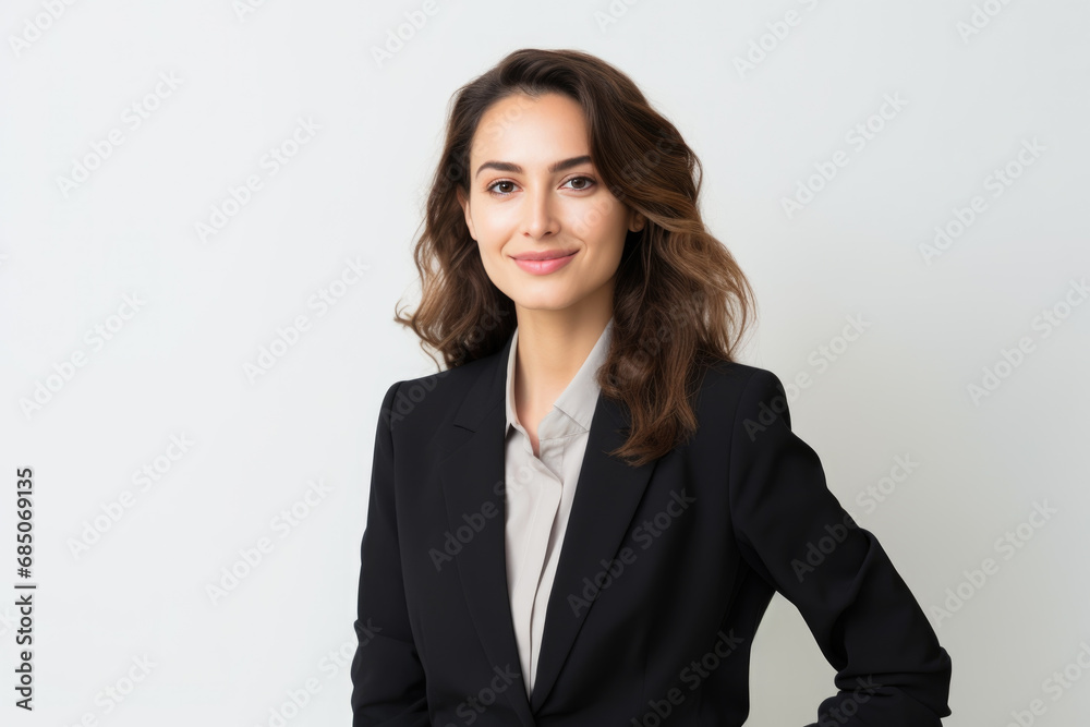 Portrait of businesswoman on plain background Portrait of businesswoman on plain background