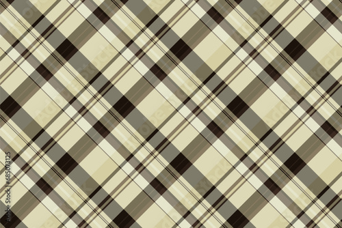 Plaid check textile of pattern seamless fabric with a background texture vector tartan.