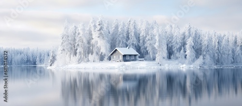 Finnish lake house nestled ...