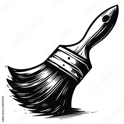 paintbrush of artists, the tool for workers, the brush for ink work