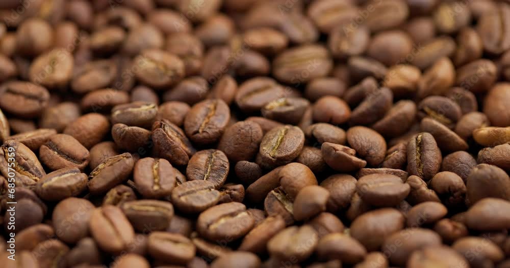 Pile of the roasted coffee bean Pile of the roasted coffee bean