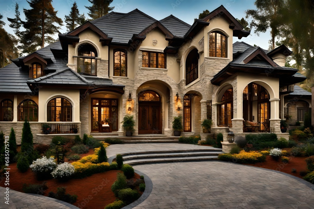 beautiful home exterior -