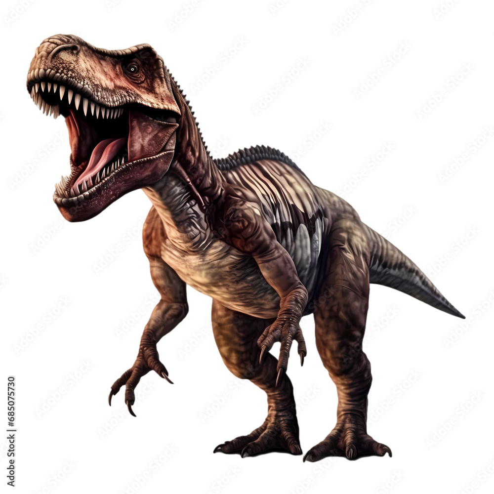 Rex dinosaur isolated on transparent background Rex dinosaur isolated on transparent background