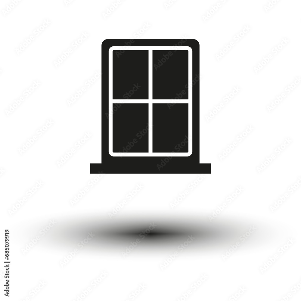 Window icon. Vector illustration. EPS 10. Window icon. Vector illustration. EPS 10.