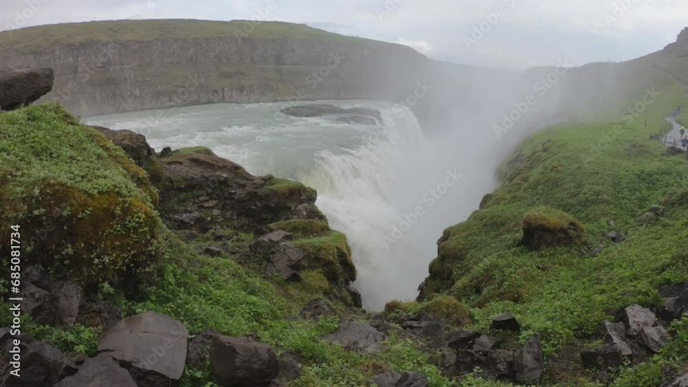 SLOW MOTION SHOT - Gullfoss ( SLOW MOTION SHOT - Gullfoss (
