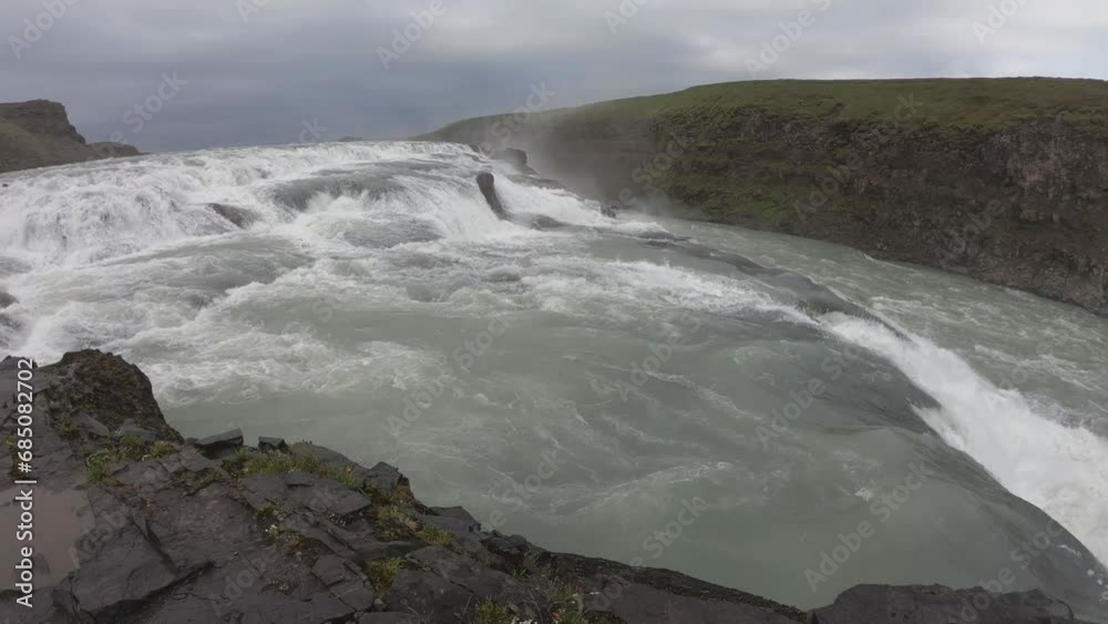 PAN SHOT - Gullfoss ( PAN SHOT - Gullfoss (