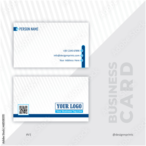 Business Card Template For Vector, READY TO PRINT FIle #V1
