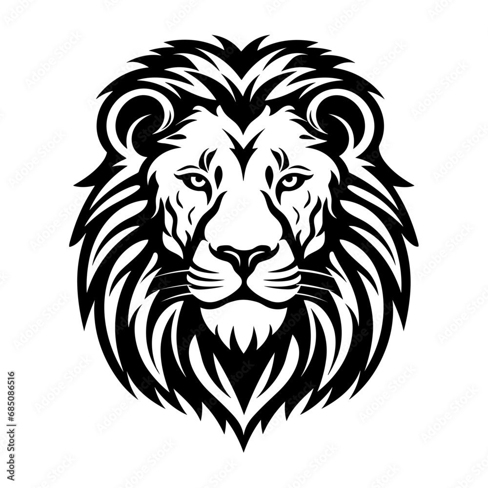 Vector Logo of Lion Head Vector Logo of Lion Head