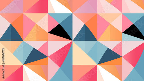 Simple, pastel-like geometric shapes that repeat, for wallpapers