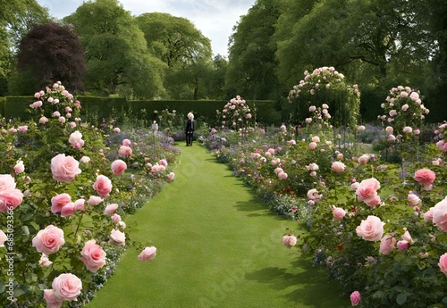 Royal Arcadia: Regent's Park Rose Garden in Full Bloom