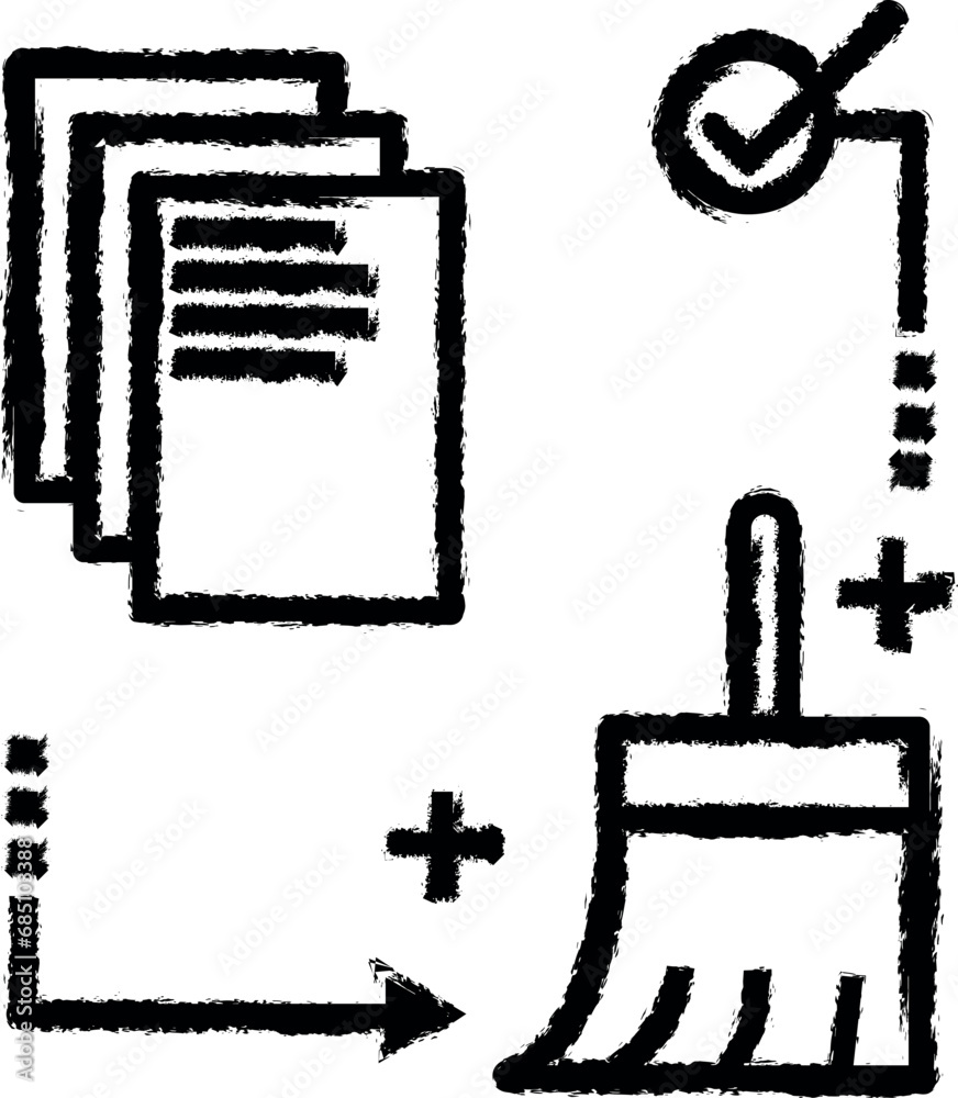 data analysis, clean, document vector icon in grunge style data analysis, clean, document vector icon in grunge style