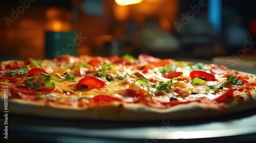 menu restaurant pizza food close illustration cheese crust, delivery dine, in oven menu restaurant pizza food close