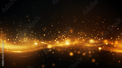 yellow wave and  abstract background
