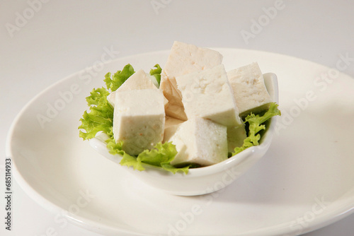 Paneer or Cottage Cheese With Letttuce