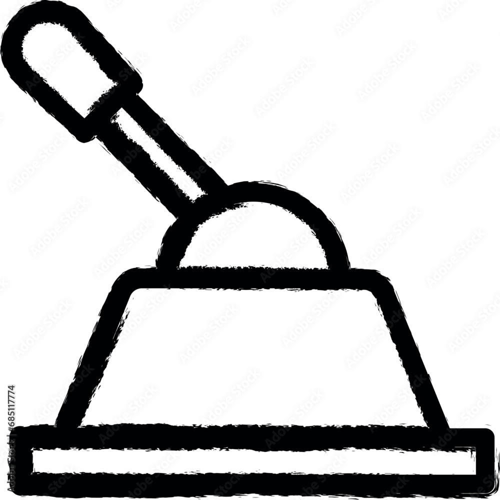 Lever, manufacturing vector icon in grunge style Lever, manufacturing vector icon in grunge style