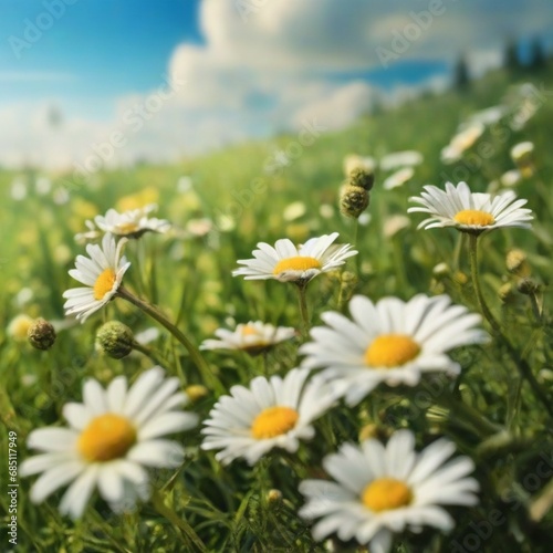 daisies in the field