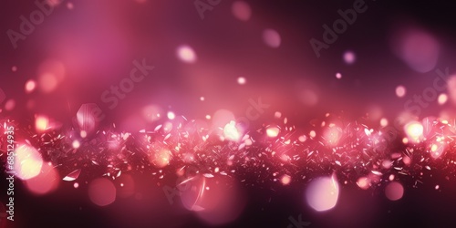 Glittering pink particles  ideal for festive occasions  beauty product backgrounds  or fantasy illustrations.