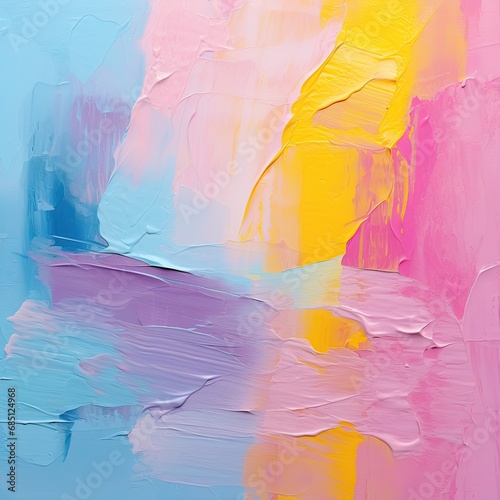 Abstract acrylic background, poster, paint stroke, bright wall art