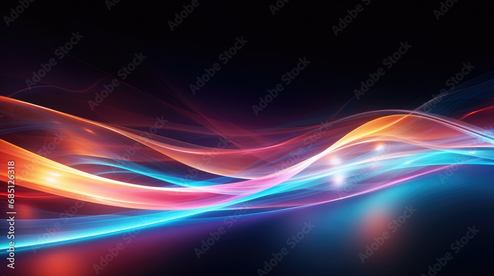 Energy Light Lines Flow Energy Light Lines Flow
