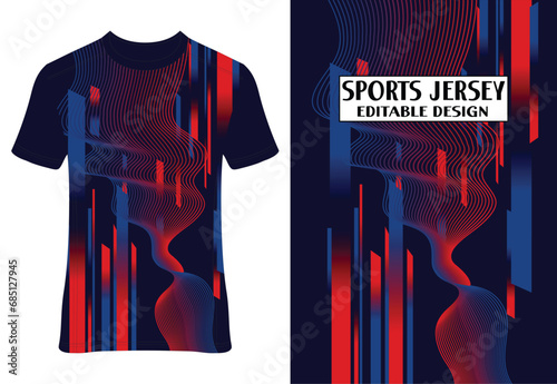 Sublimation Sports Jersey Tee Design | Athletic Apparel | Customizable Print | Performance Wear | Digital Art