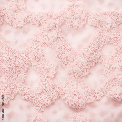 Background of lace patterns in pink.
