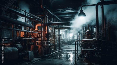 industrial plant interior photo