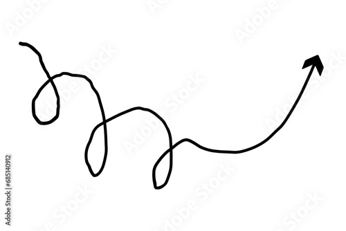 Doodle icon arrow direction to the right