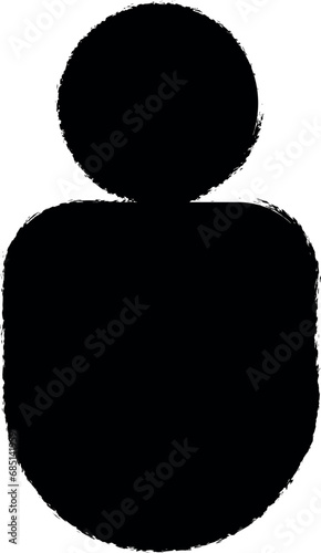 associate vector icon in grunge style