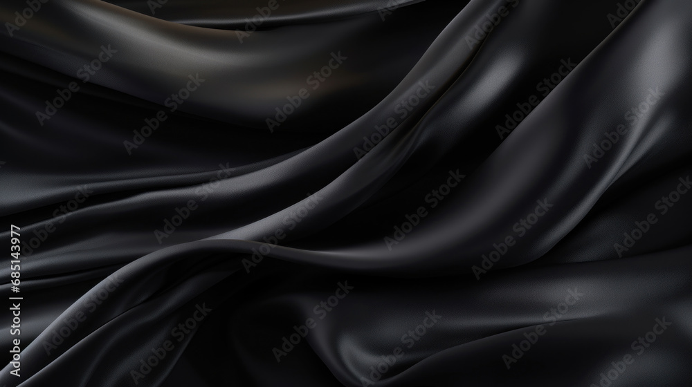 Black silk texture Black silk texture