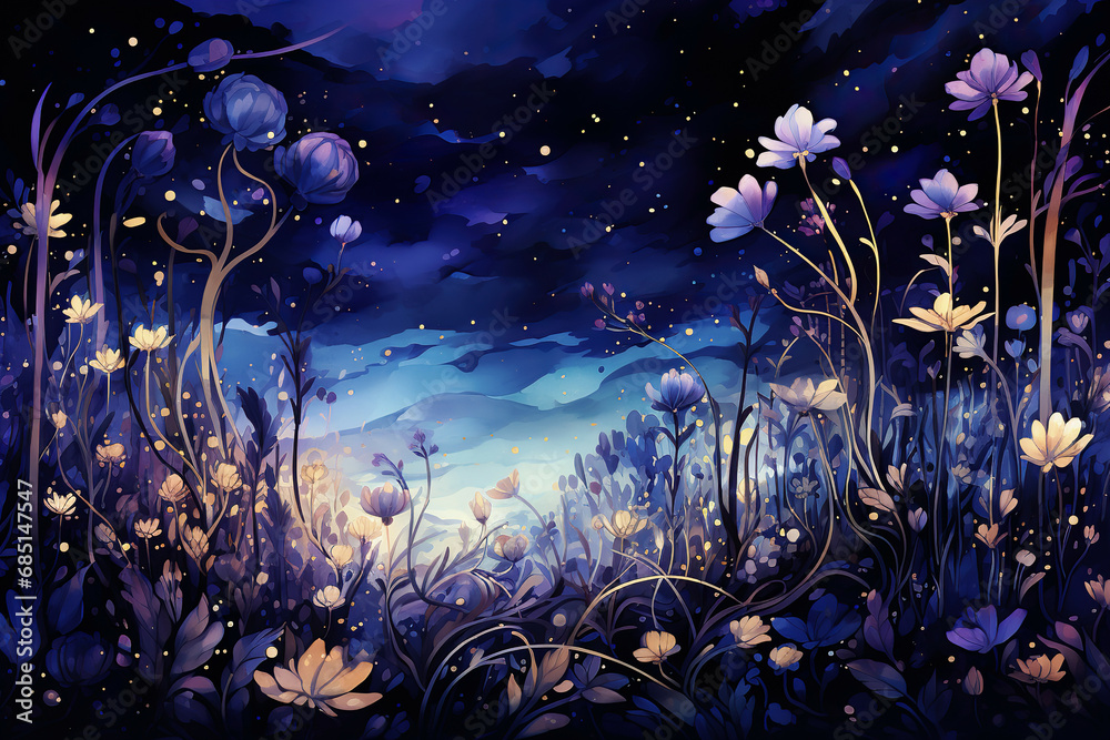 Fototapeta premium Floral Background Floral Wallpaper Floral Image Flower Background Flower Image Flower Wallpaper Illustration 