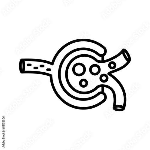 Glomerulus icon in vector. Logotype