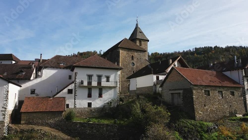 Ochagavia, Church of Saint John the Evangelist. Navarrese Pyrenees. Salazar Valley.