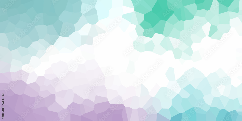 Multicolor Broken Stained Glass Background with White lines. Voronoi diagram background. Seamless pattern shapes vector Vintage Illustration background. Geometric Retro tiles pattern. Multicolor Broken Stained Glass Background with White lines. Voronoi diagram background. Seamless pattern shapes vector Vintage Illustration background. Geometric Retro tiles pattern.