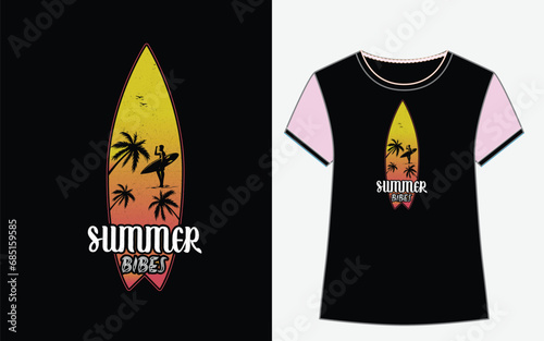 Summer Bibe T-Shirts Design photo