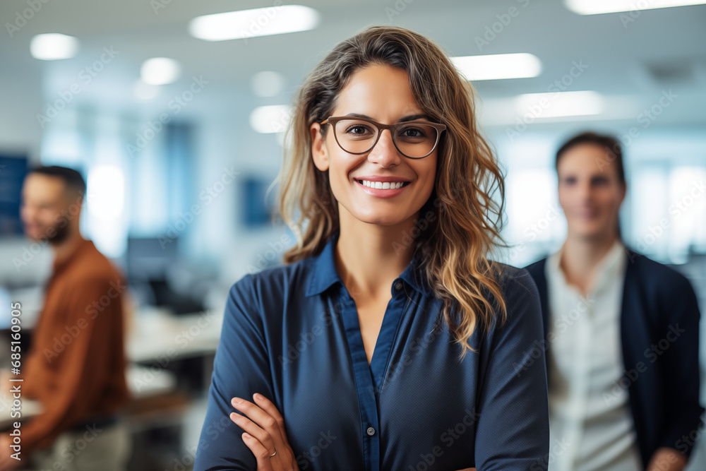 Portraits of employees engaged in innovation labs or creative thinking spaces, with copy space Portraits of employees engaged in innovation labs or creative thinking spaces, with copy space