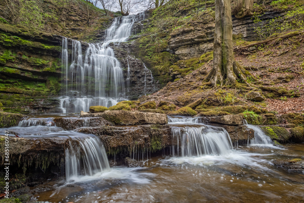 Fototapeta premium Scaleber Force waterfall in Yorkshire, UK