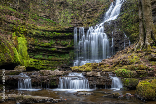 Scaleber Force waterfall in Yorkshire, UK © Jeff